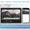 sonnette video sans fil visiophone sans fil,interphone video