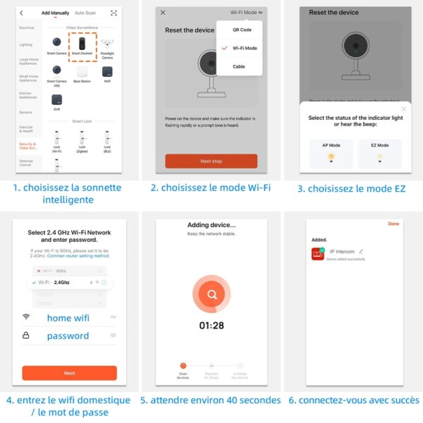 sonnette video sans fil visiophone sans fil,interphone video