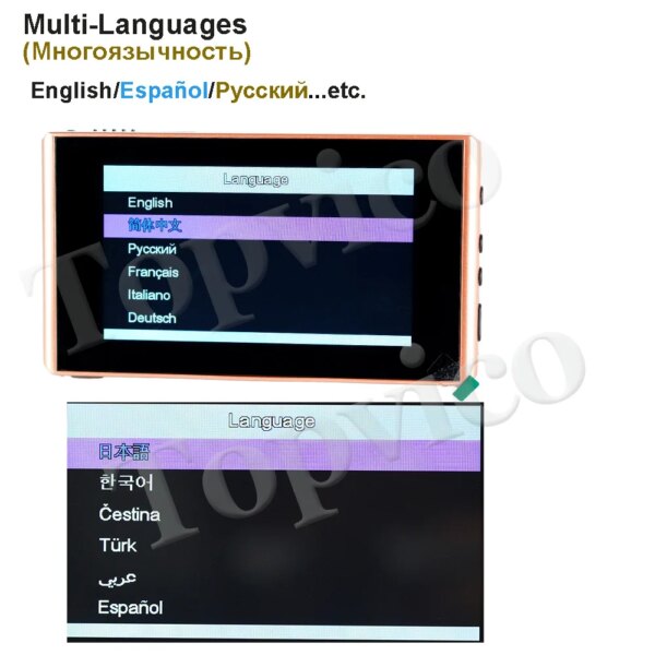 sonnette video sans fil visionneuse de porte vidéo judas caméra détection