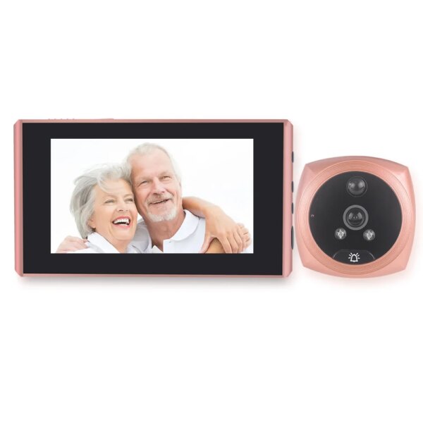 sonnette video sans fil visionneuse de porte vidéo judas caméra détection