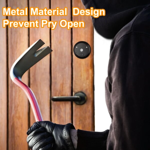 sonnette video sans fil écran LCD 2.4 pouces, Vision nocturne IR