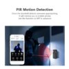 sonnette video sans fil intelligente sans fil wi-fi, Vision nocturne HD 720P