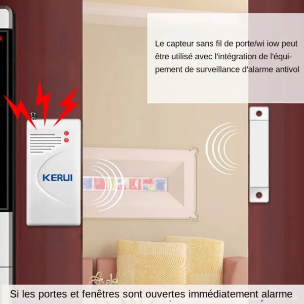 alarme Système d'Alarme de Sécurité Sans Fil, Résistant aux Intempéries