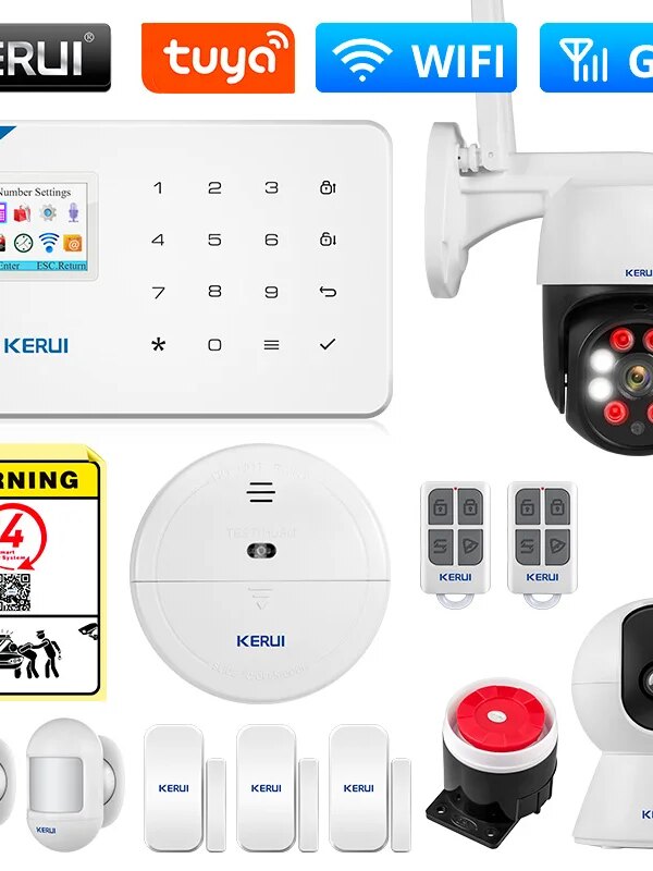 alarme Smart WIFI GSM système d'alarme de sécurité fonctionne