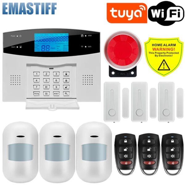 alarme WiFi GSM Protection de la sécurité de la maison système d'alarme