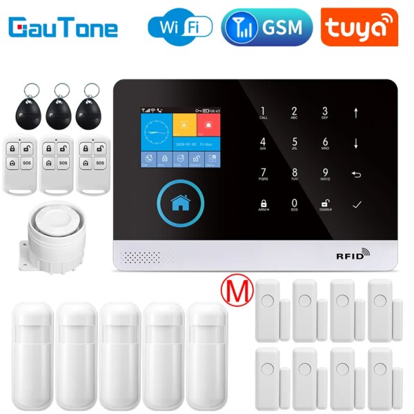 alarme – système d'alarme de sécurité domestique PG103, wi-fi, GSM, 433MHz