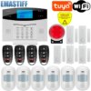 alarme WiFi GSM Protection de la sécurité de la maison système d'alarme