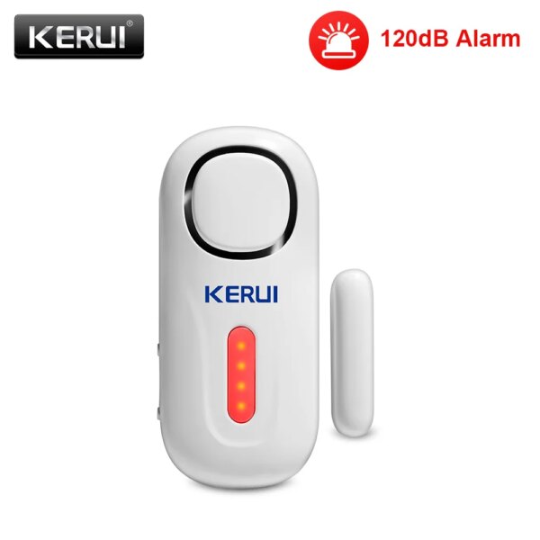 alarme – capteur anti-cambriolage sans fil, 120db, capteur d'ouverture de porte/fenêtre