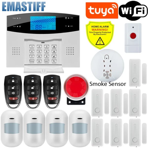 alarme WiFi GSM Protection de la sécurité de la maison système d'alarme