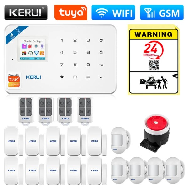 alarme Smart WIFI GSM système d'alarme de sécurité fonctionne