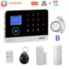 alarme Système de sécurité domestique sans fil, wi-fi, GSM, 433MHz