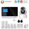 alarme Système de sécurité domestique sans fil, wi-fi, GSM, 433MHz