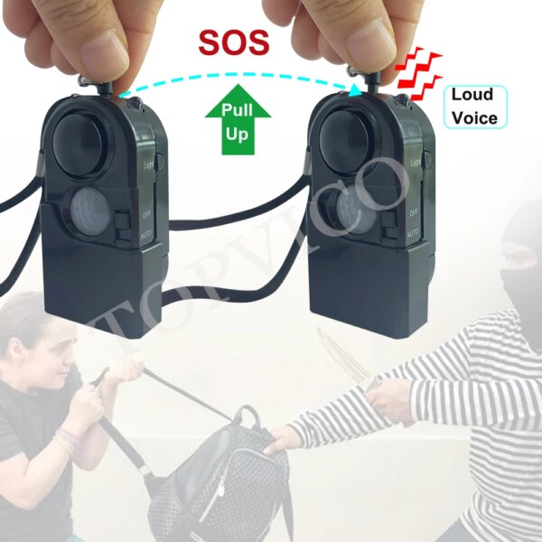 alarme Détecteur de mouvement infrarouge Portable Mini PIR pour Camping et voyage