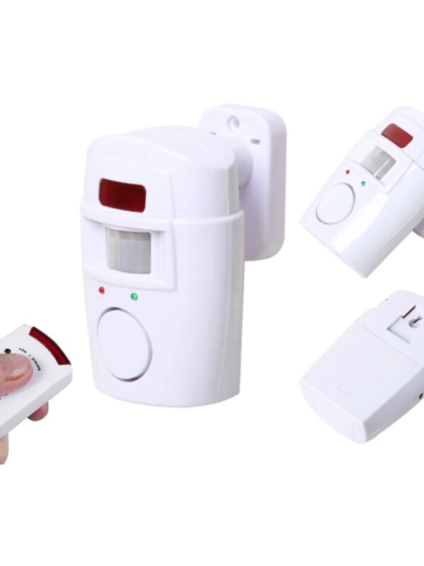 Alarme de détection de mouvement sans fil, télécommande infrarouge