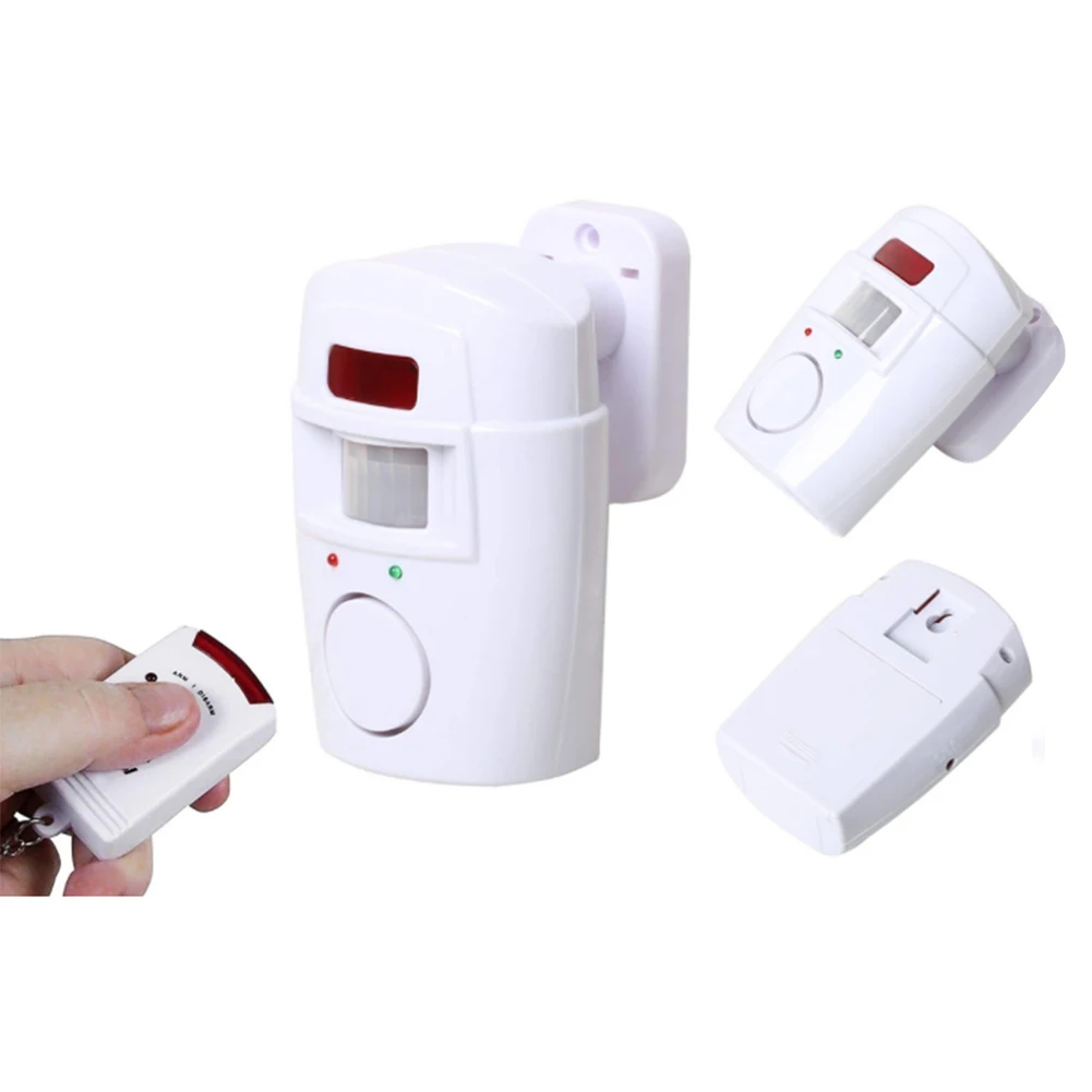 Alarme de détection de mouvement sans fil, télécommande infrarouge
