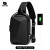 Sac antivol à bandoulière multifonction Anti-vol imperméable pour homme