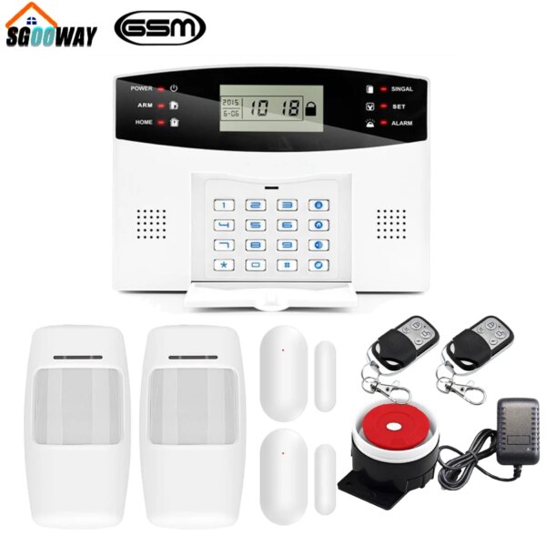 alarme – système d'alarme de sécurité domestique filaire sans fil, gsm