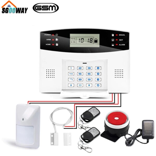 5854-3500db.jpg alarme – système d'alarme de sécurité domestique filaire sans fil, gsm