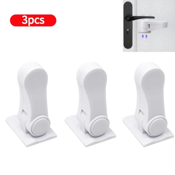 serrure porte Verrou de sécurité universel pour porte, dispositif de sécurité pour enfant et bébé