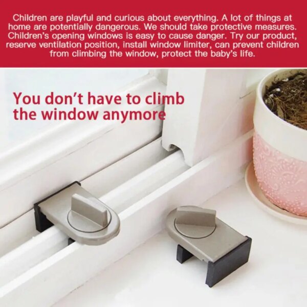 serrure porte Verrou de sécurité pour porte coulissante et fenêtre