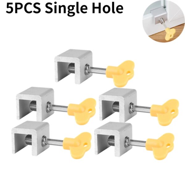 serrure porte Verrou de sécurité pour fenêtre, limite de verrouillage pour porte coulissante