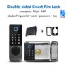 6230-1099fb.jpg serrure porte intelligente de porte extérieure, Double serrure à empreintes digitales étanche