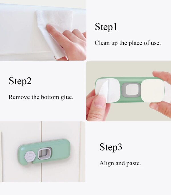 serrure porte de sécurité de porte de tiroir pour enfants