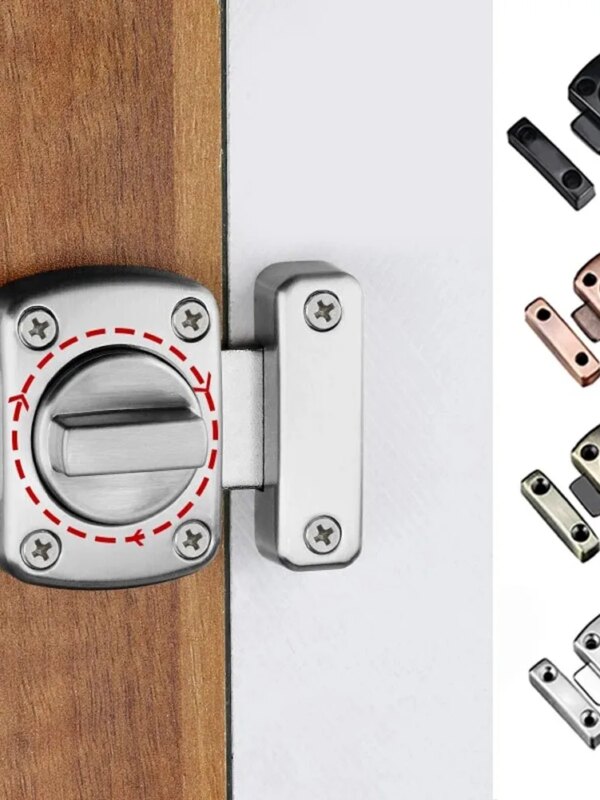 serrure porte Verrou de porte à crochet en métal moulé