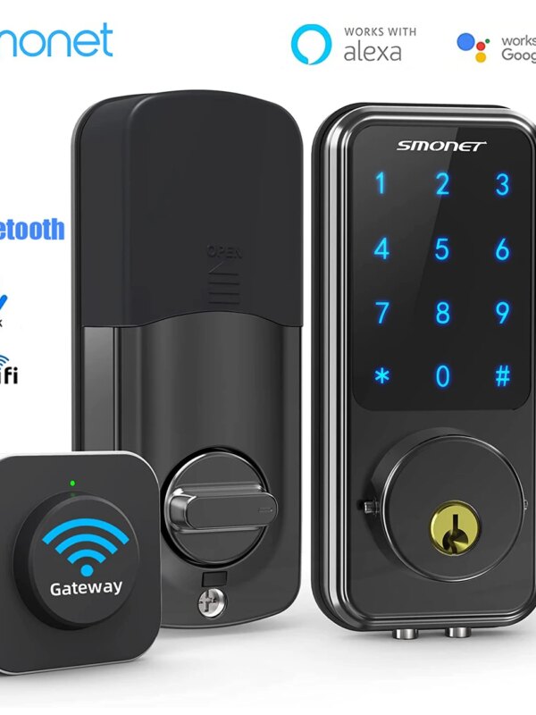 6486-155718.jpg serrure porte intelligentes pour porte d'entrée, avec passerelle G2