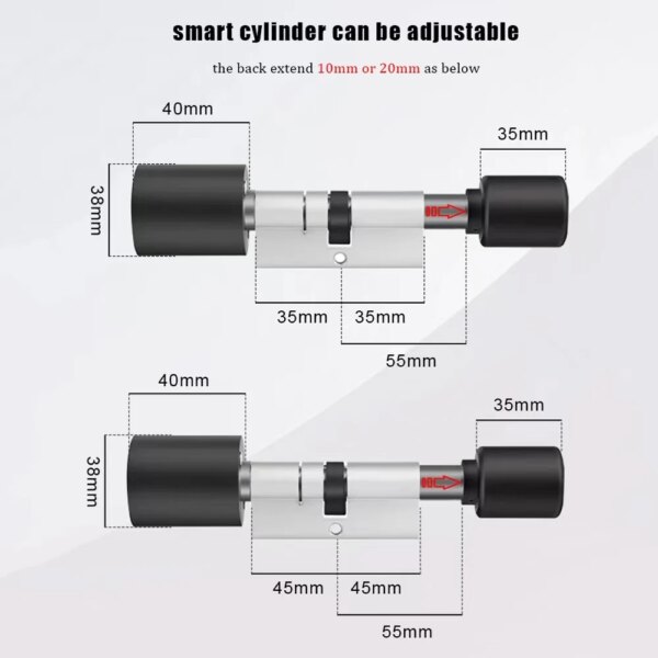 Serrure de porte intelligente biométrique à empreintes digitales