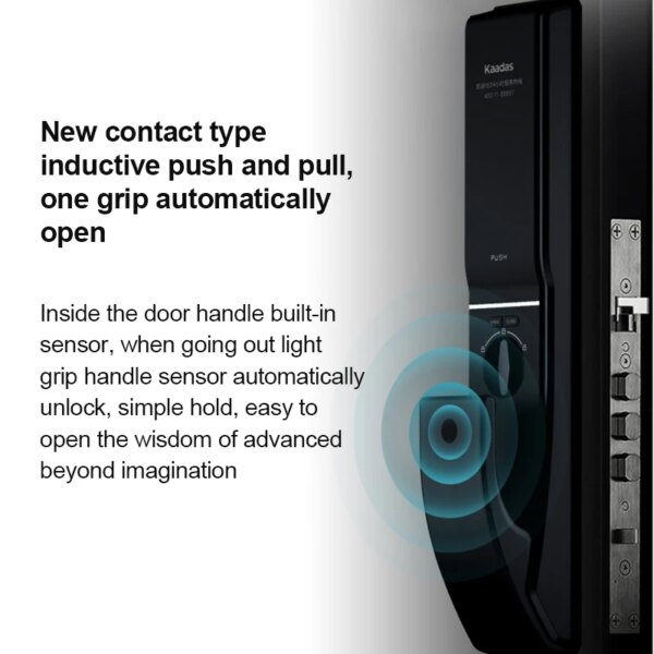 serrure porte électronique Wifi, Identification par empreinte digitale