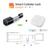 serrure porte intelligente Bluetooth Tuya TTLock, cylindre de carte d'empreinte digitale