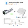 serrure porte intelligente Bluetooth Tuya TTLock, cylindre de carte d'empreinte digitale