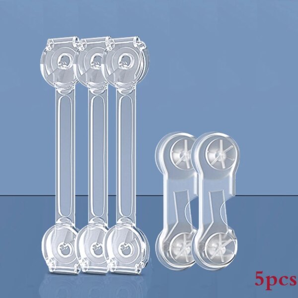 serrure porte 3/5 pièces serrure d'armoire pour bébé, sangle de verrouillage de tiroir