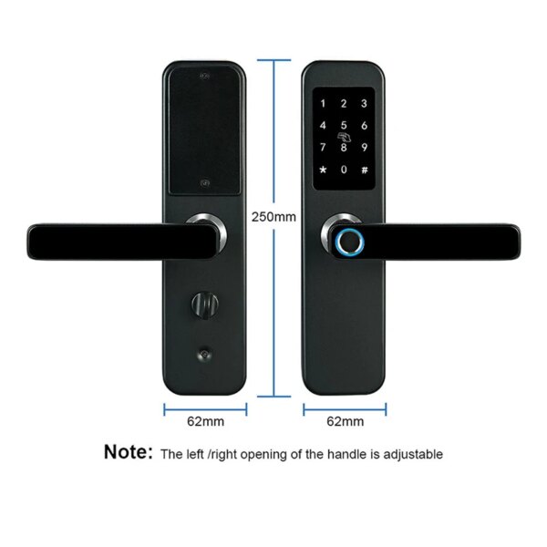6732-56f991.jpg serrure porte intelligente Bluetooth, avec lecteur de carte NFC