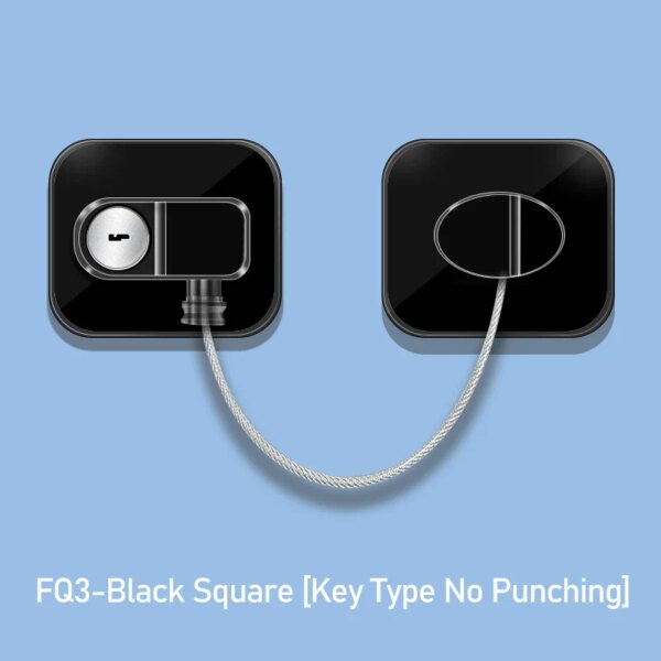 serrure porte Serrure de sécurité pour bébé, 1 pièce, serrure de réfrigérateur avec clés