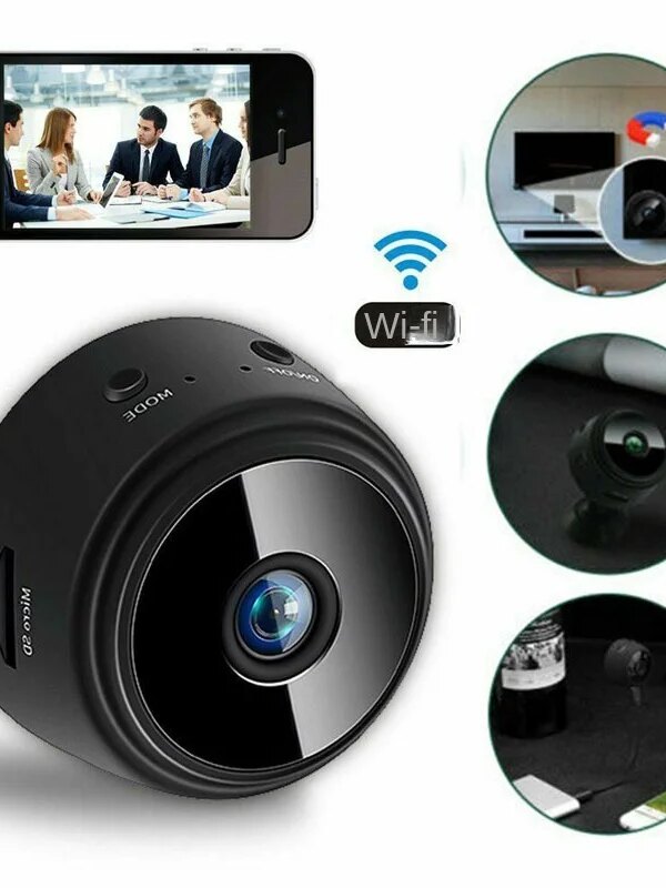 Mini caméra de Surveillance A9 WiFi sans fil, dispositif de sécurité à distance, pour maison connectée