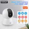 Mini caméra de Surveillance intérieure IP WiFi hd 2MP/1080P, dispositif de sécurité domestique sans fil, avec suivi automatique, Tuya