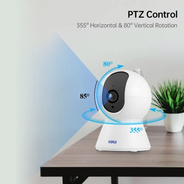 Mini caméra de Surveillance intérieure IP WiFi hd 2MP/1080P, dispositif de sécurité domestique sans fil, avec suivi automatique, Tuya