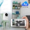 Fuers – caméra de Surveillance intérieure IP WiFi 3MP, dispositif de sécurité sans fil, suivi automatique, babyphone vidéo, pour animaux domestiques, Tuya Smart Home