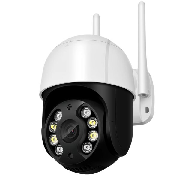 7011-dc9b0e.jpg Caméra de Surveillance extérieure IP WiFi hd 1080P (iCSee), dispositif de sécurité domestique sans fil, couleur, avec ia, Vision nocturne et détection humaine