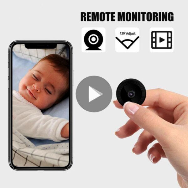 Mini caméra de Surveillance A9 WiFi sans fil, dispositif de sécurité à distance, pour maison connectée