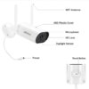 ANRAN 3MP 8CH Kit de Caméras de Surveillance avec 13" Moniteur sans Fil CCTV