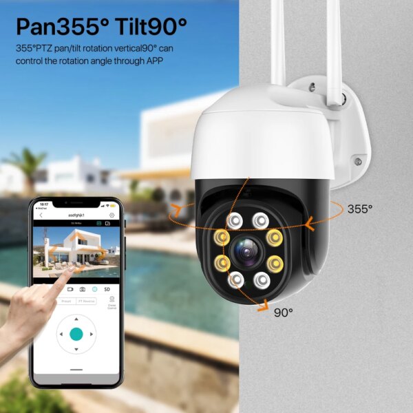 7151-314b49.jpg camera de surveillance IP Wifi 4K 8MP HD Extérieure 4X Zoom