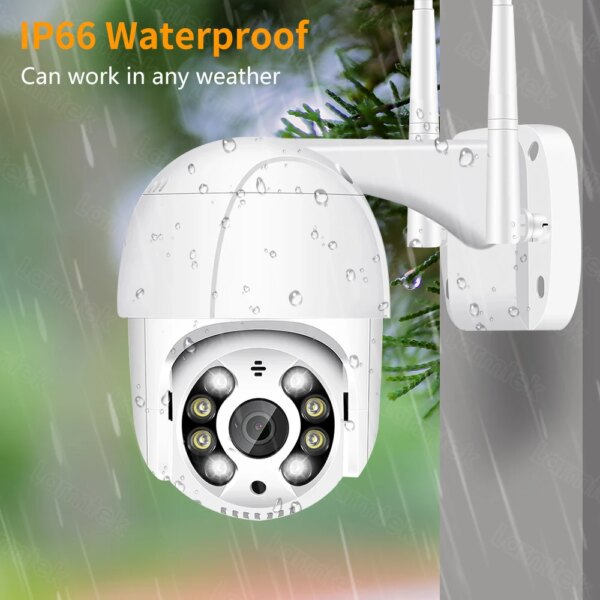 camera de surveillance IP 8MP 4K WiFi caméra PTZ extérieure 5MP HD