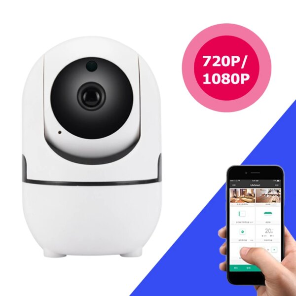 Babyphone intelligent 720P/1080P, Mini caméra de Surveillance IP WIFI