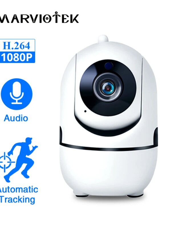 Babyphone vidéo sans fil avec caméra IP 2MP, vision nocturne, Wi-Fi