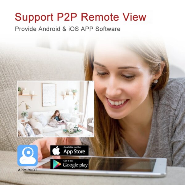 babyphone 1080P Mini caméra PTZ Wifi intérieur intelligent bébé