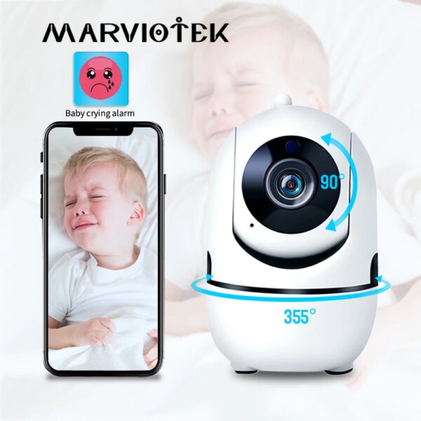 babyphone pour bébé 720P Wifi moniteur pour bébé avec caméra Vision