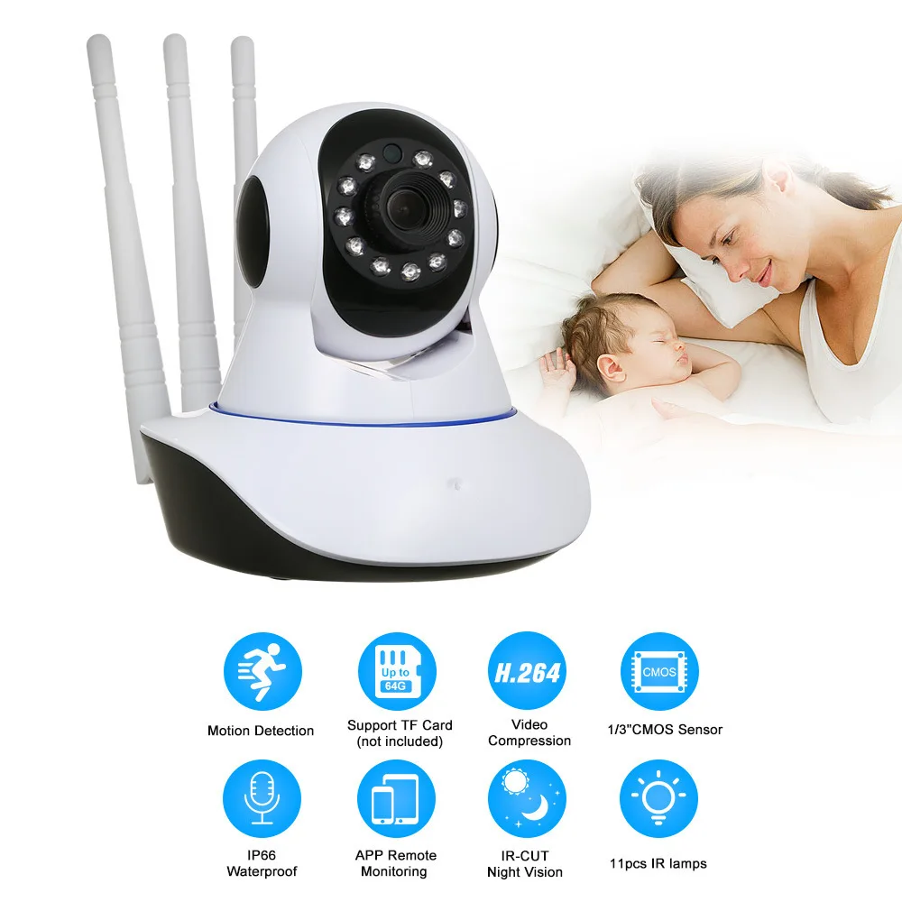 babyphone de Surveillance pour bébé, Robo 3, avec  - babyphone chez corse-securite.fr